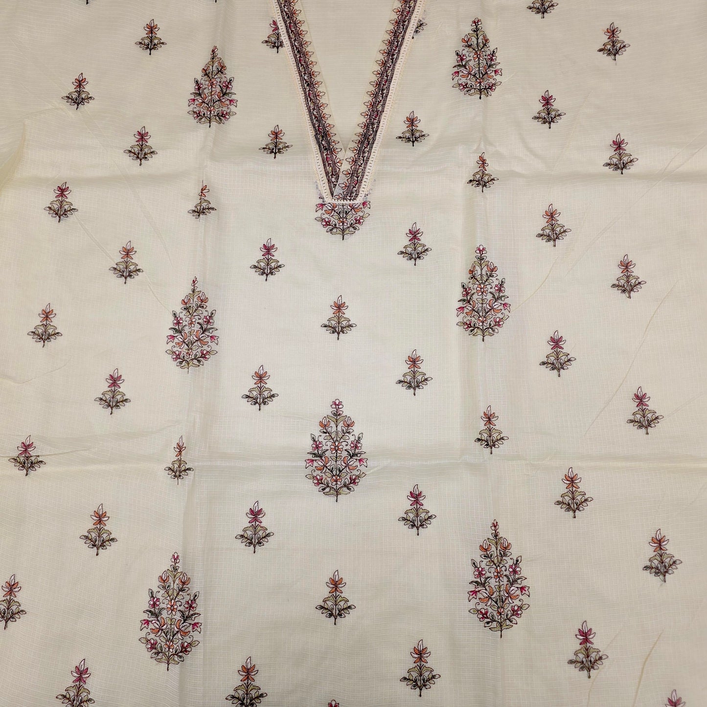 Javer Kota Silk Thread Work Dress Material for Women