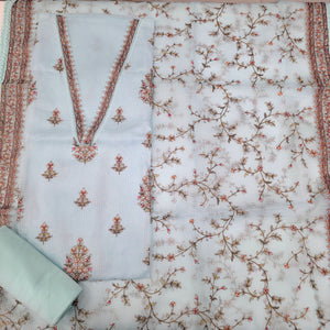 - Javer Kota Silk Thread Work Dress Material for Women