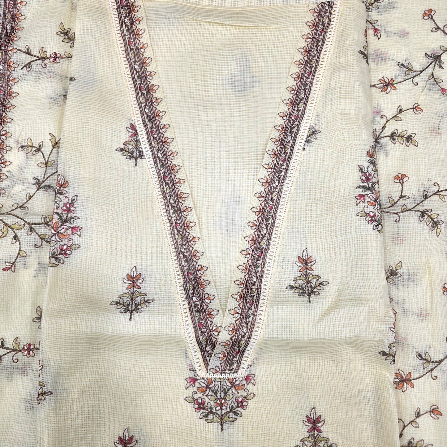 Javer Kota Silk Thread Work Dress Material for Women