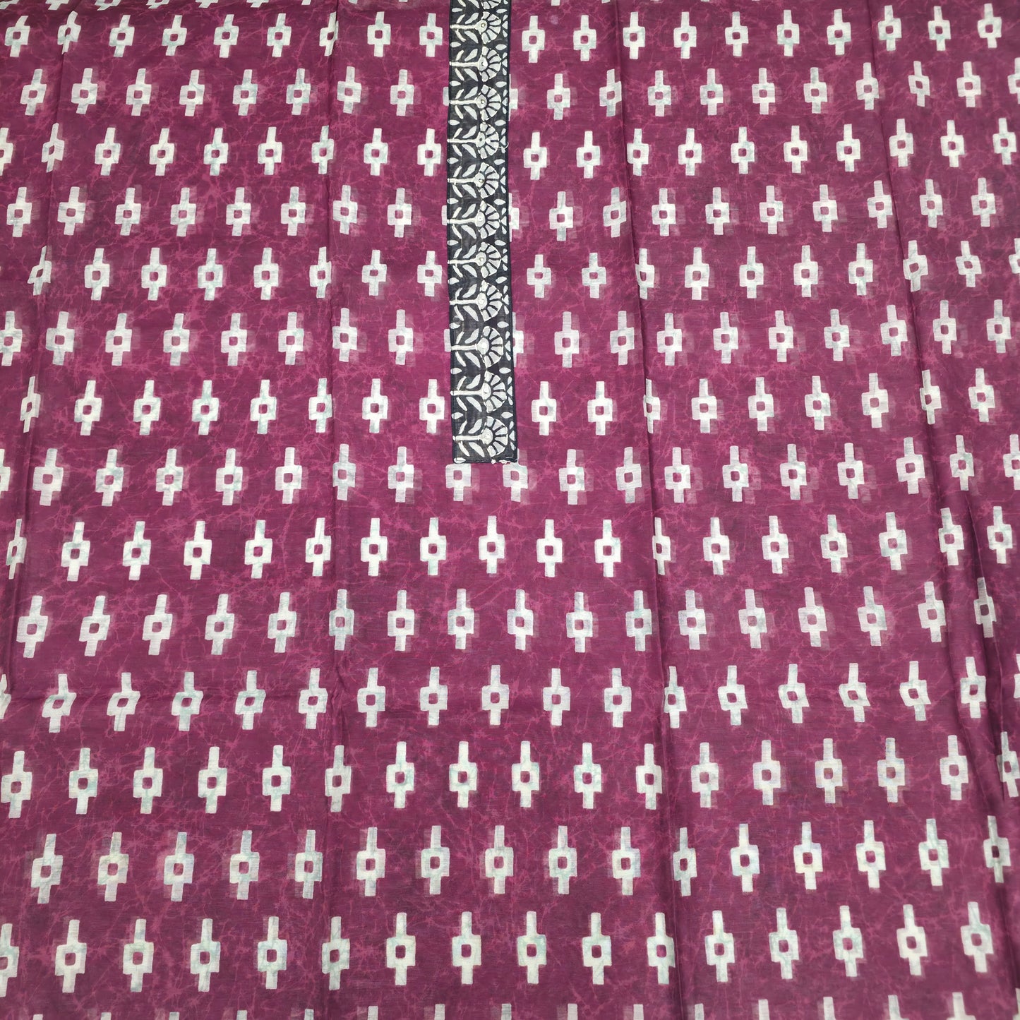 Javer Chanderi Silk Kantha Work Dress Material for Women