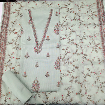 Javer Kota Silk Thread Work Dress Material for Women