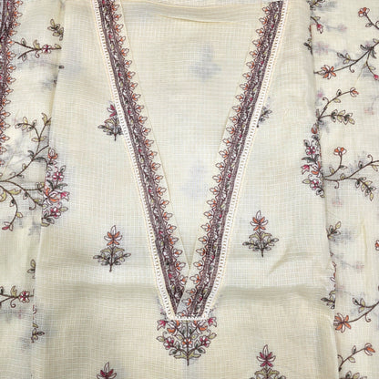 Javer Kota Silk Thread Work Dress Material for Women