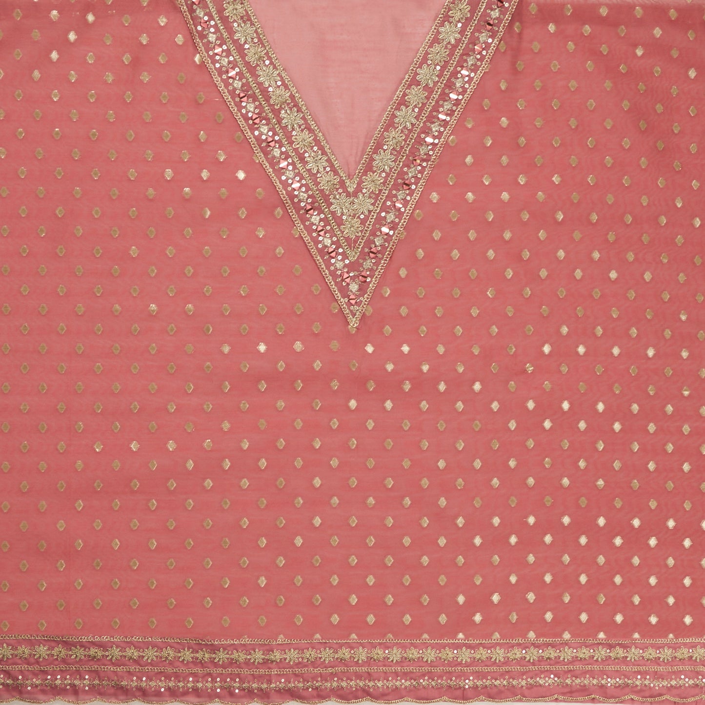 Javer Unstitched Suit Set for Women - Chanderi Silk Banarasi Woven