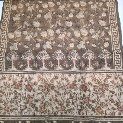 Javer Chanderi Silk Kantha Work Dress Material for Women