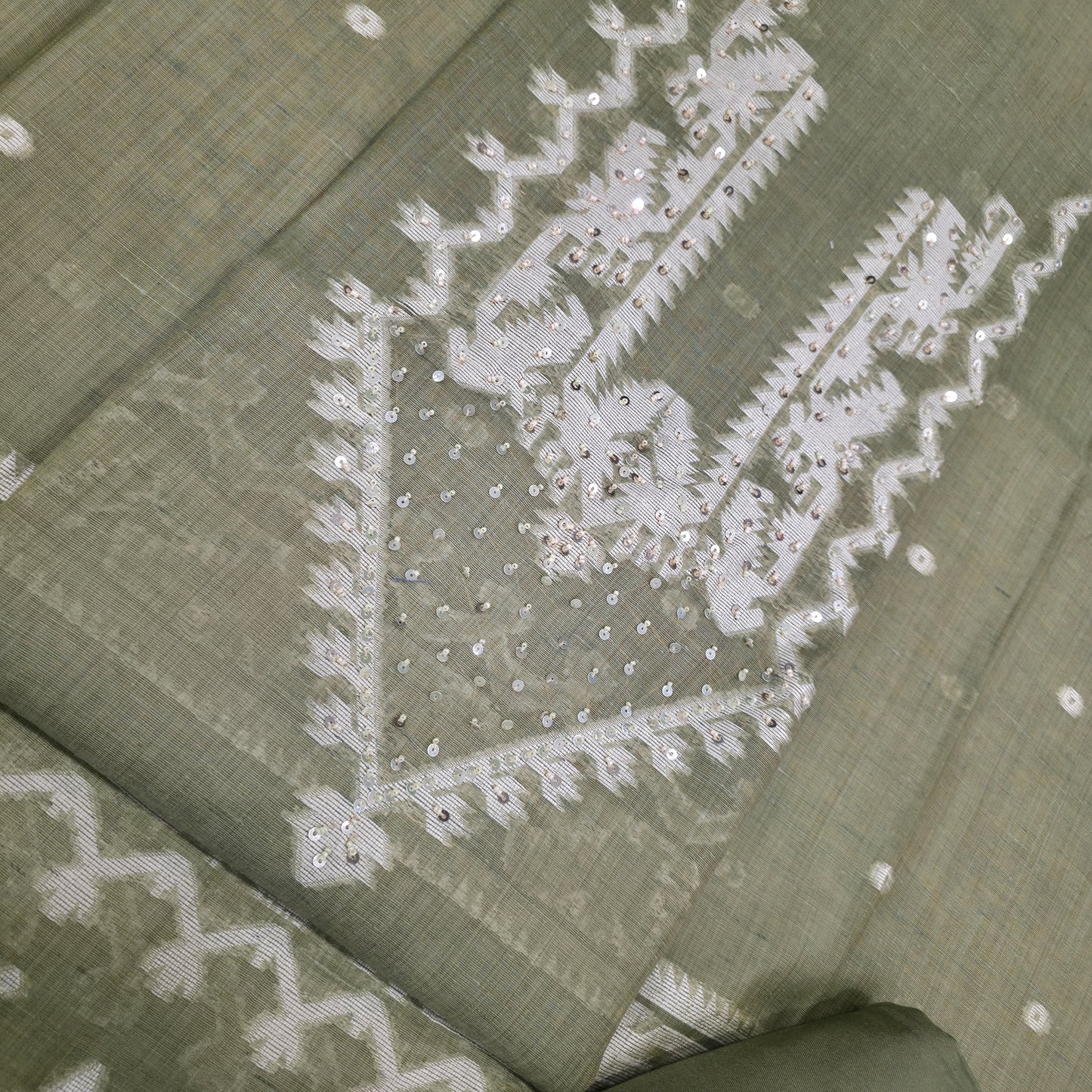 Javer Chanderi Silk Sequence Work Dress Material for Women