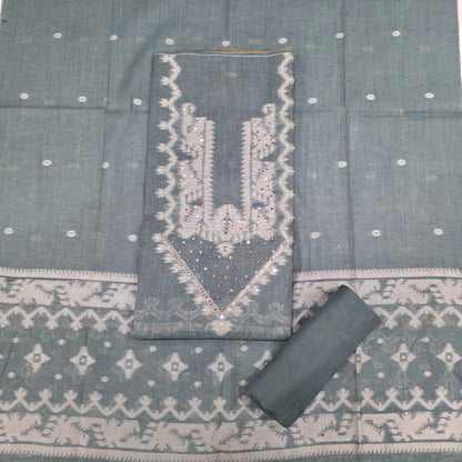 Javer Chanderi Silk Sequence Work Dress Material for Women