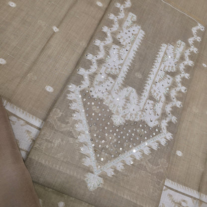 Javer Chanderi Silk Sequence Work Dress Material for Women