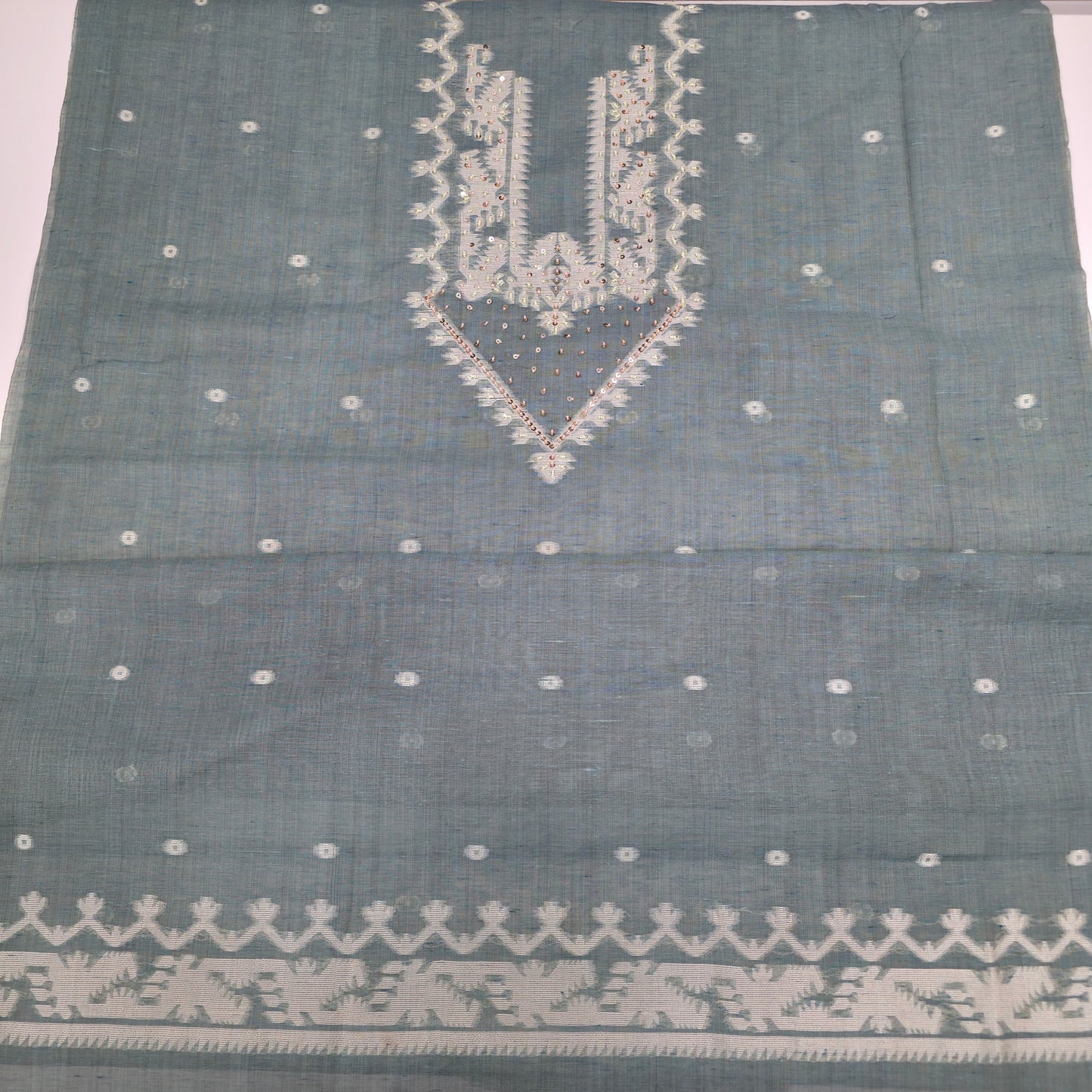 Javer Chanderi Silk Sequence Work Dress Material for Women
